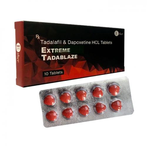 红钻他达拉非达泊西汀超级双效片 Tadalafil& Dapoxetine,EXTREME TADABLAZE